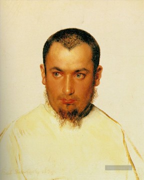 Kopf eines Camoldine Monk 1834 Hippolyte Delaroche Ölgemälde